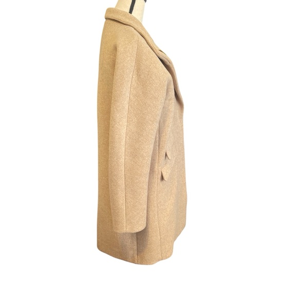 J. Crew Cocoon Coat in Italian Stadium Cloth Wool Blend Nello Gori Pale Blush 8 - Picture 5 of 13